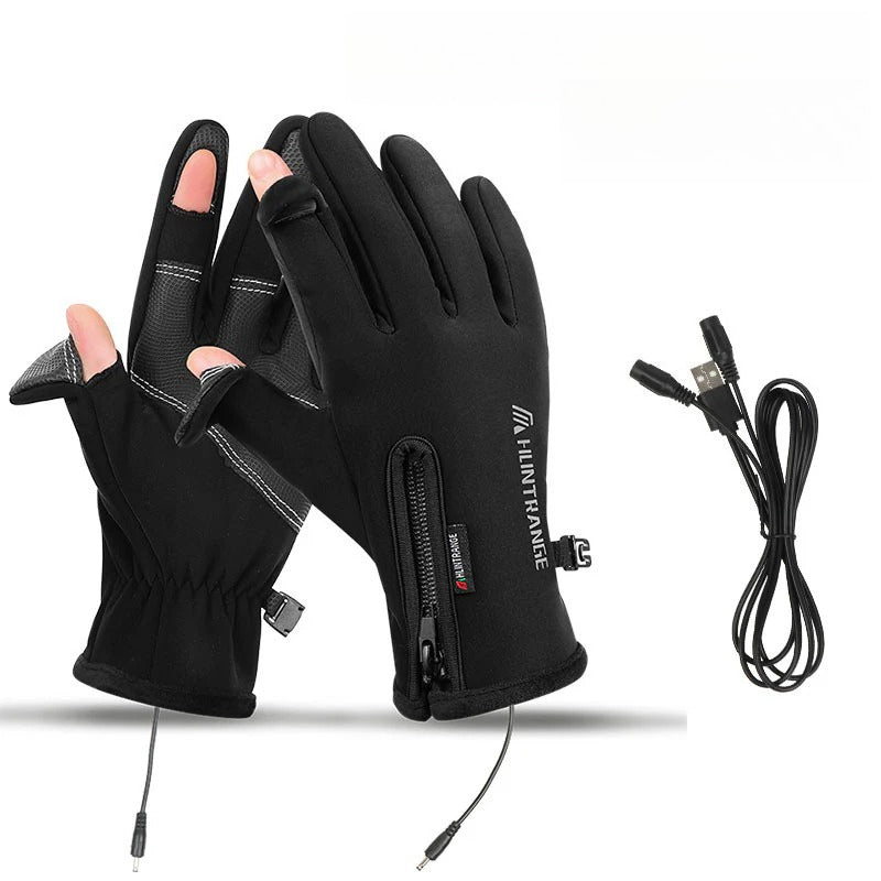 Crestsport™ Outdoor Heated Gloves Windproof and Waterproof
