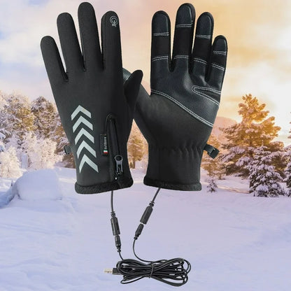 Crestsport™ Winter USB Heated Warm Gloves