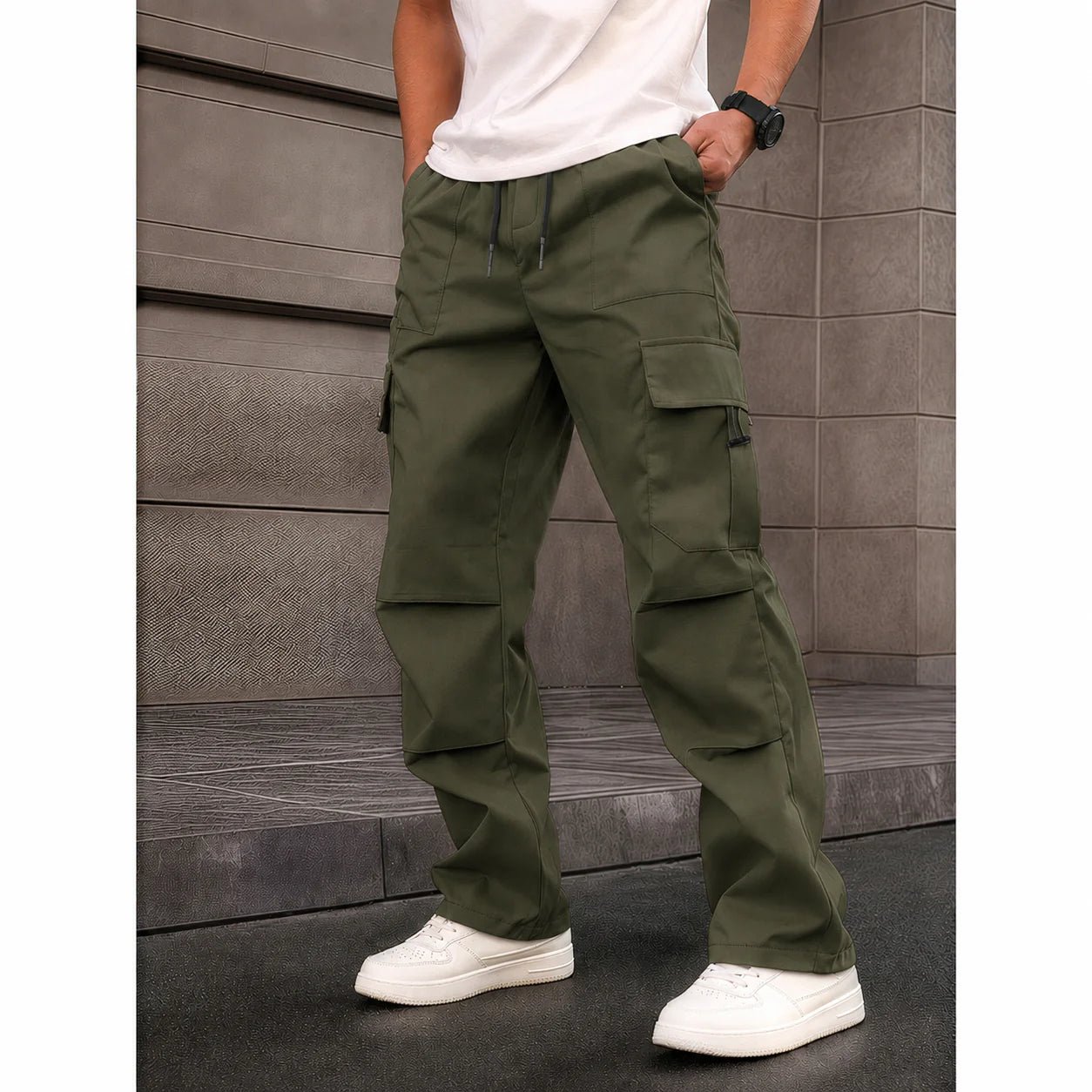 Men's  Multi-Pocket Utility Cargo Pants-Buy 2 Get Free Shipping!