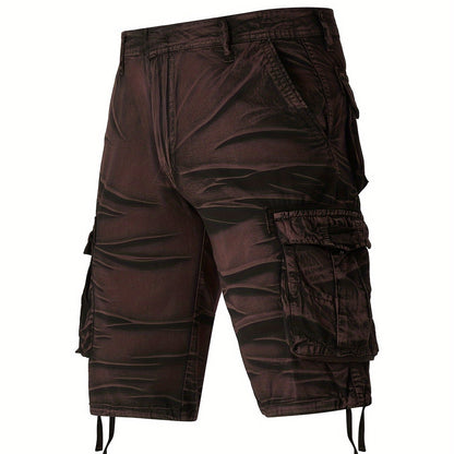 Crestsport Camo Pattern Cotton Cargo Shorts