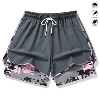 3-pack Women’s Casual Athletic Shorts With Built-in Liner