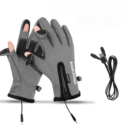 Crestsport™ Outdoor Heated Gloves Windproof and Waterproof