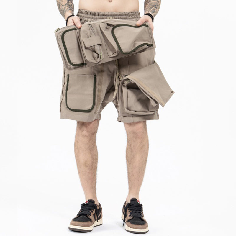 Outdoor Multi-pocket Tooling High Street All-match Sports Men's Shorts
