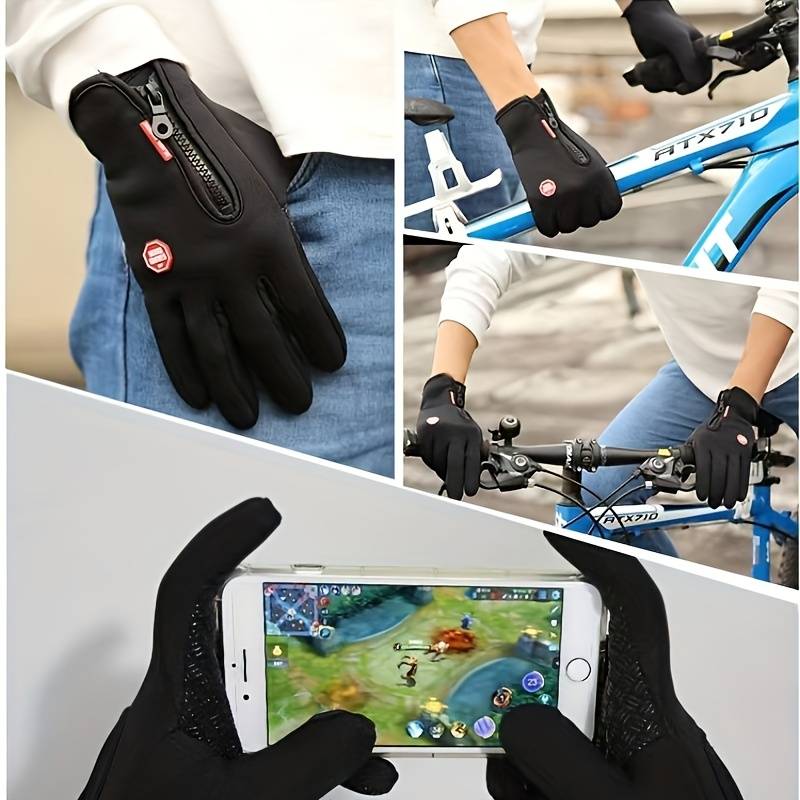 Crestsport™ Waterproof Non-slip Warm Touch Screen Outdoor Gloves