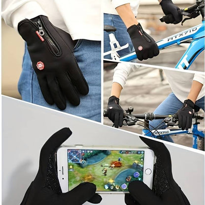 Crestsport™ Waterproof Non-slip Warm Touch Screen Outdoor Gloves