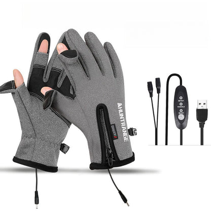 Crestsport™ Outdoor Heated Gloves Windproof and Waterproof
