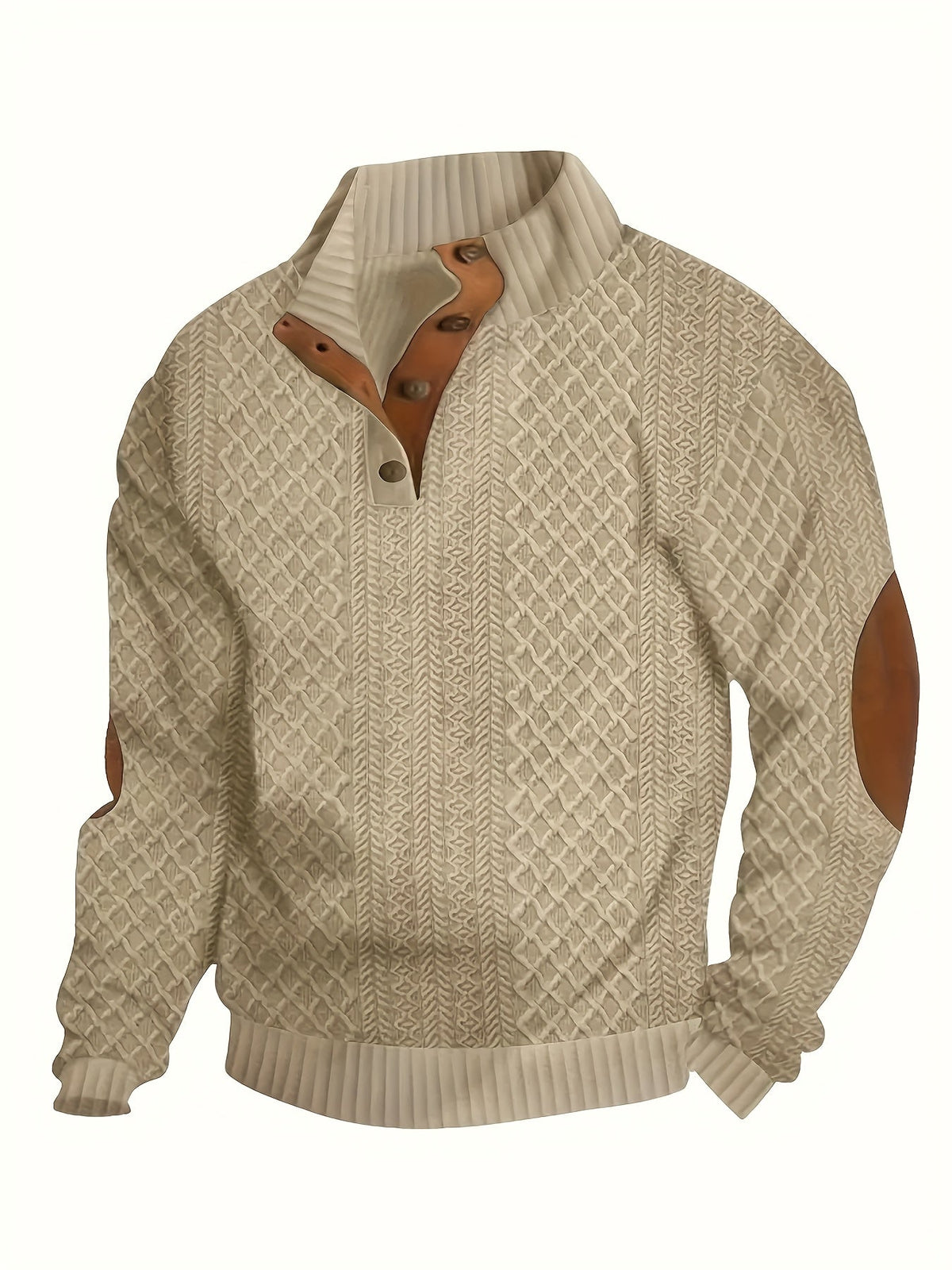 Men’s Stand Collar Casual Shirt – Modern Outdoor Style