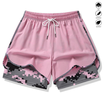 3-pack Women’s Casual Athletic Shorts With Built-in Liner