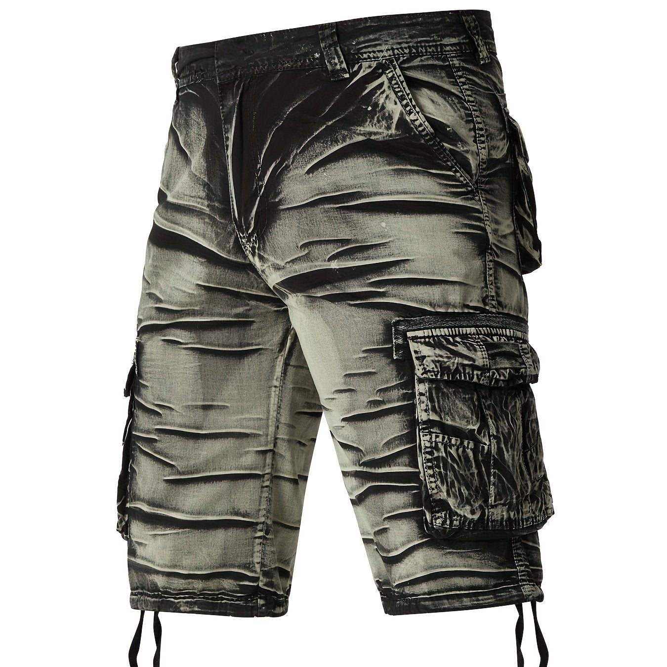 Crestsport Camo Pattern Cotton Cargo Shorts