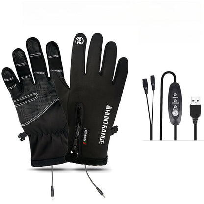 Crestsport™ Outdoor Heated Gloves Windproof and Waterproof