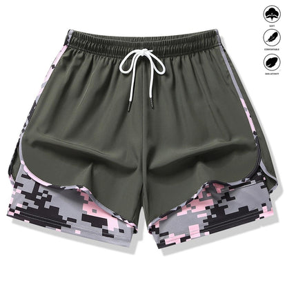 3-pack Women’s Casual Athletic Shorts With Built-in Liner
