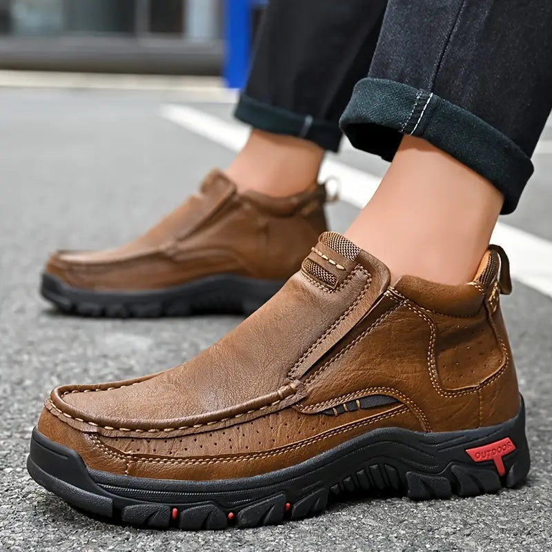 Waterproof Non-Slip Ankle Boots – Soft Comfort & Orthopedic Support