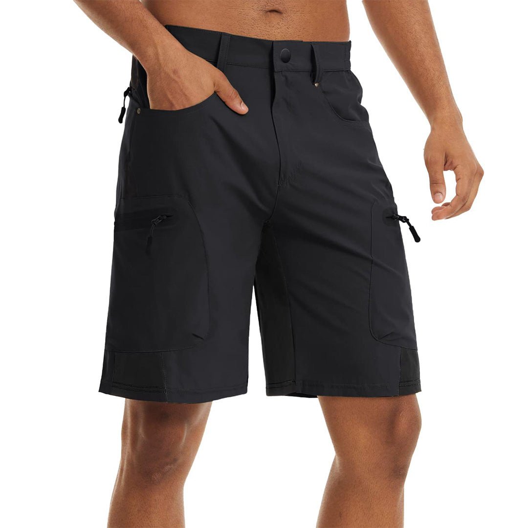 Men's Quick Dry Multi Pockets Hiking Cargo Shorts
