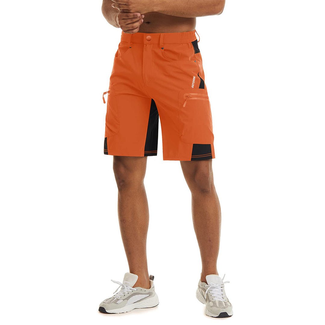 Men's Quick Dry Multi Pockets Hiking Cargo Shorts