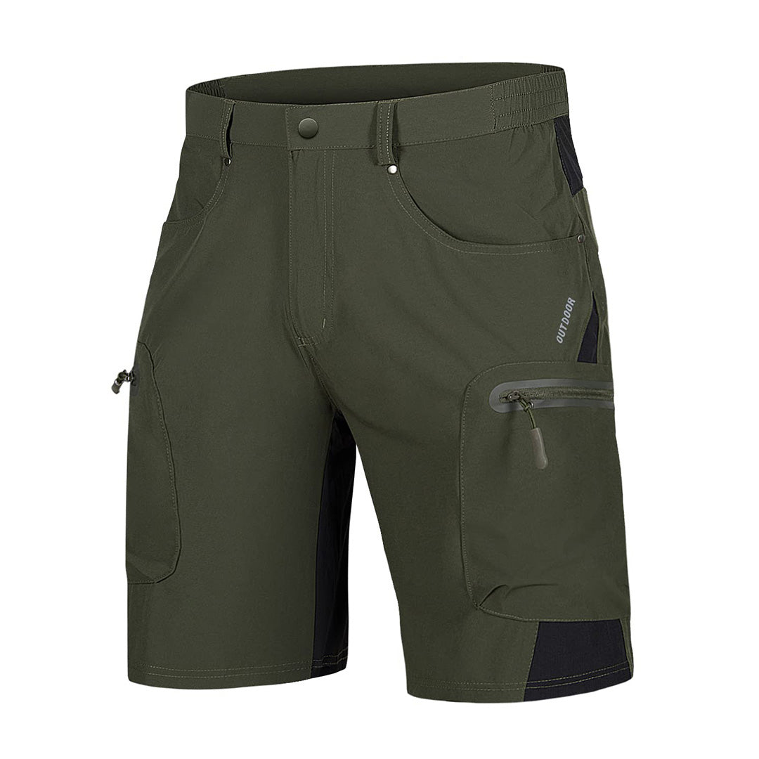 Men's Quick Dry Multi Pockets Hiking Cargo Shorts
