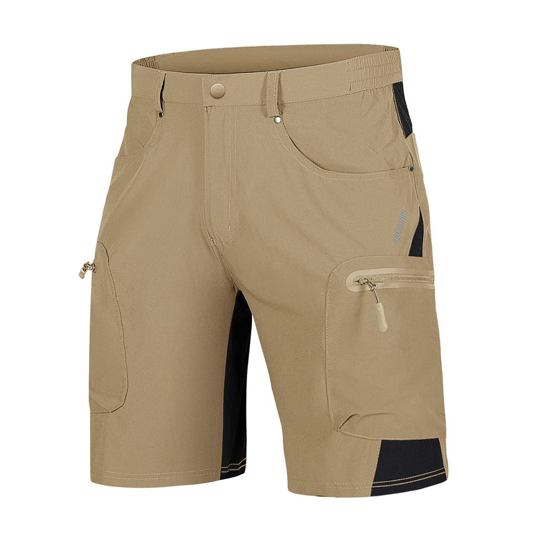 Men's Quick Dry Multi Pockets Hiking Cargo Shorts