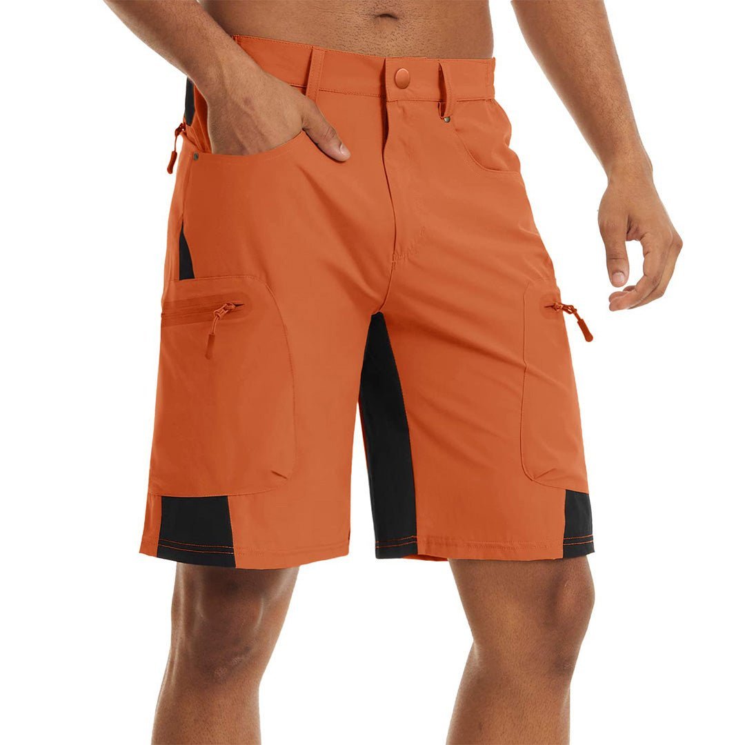 Men's Quick Dry Multi Pockets Hiking Cargo Shorts
