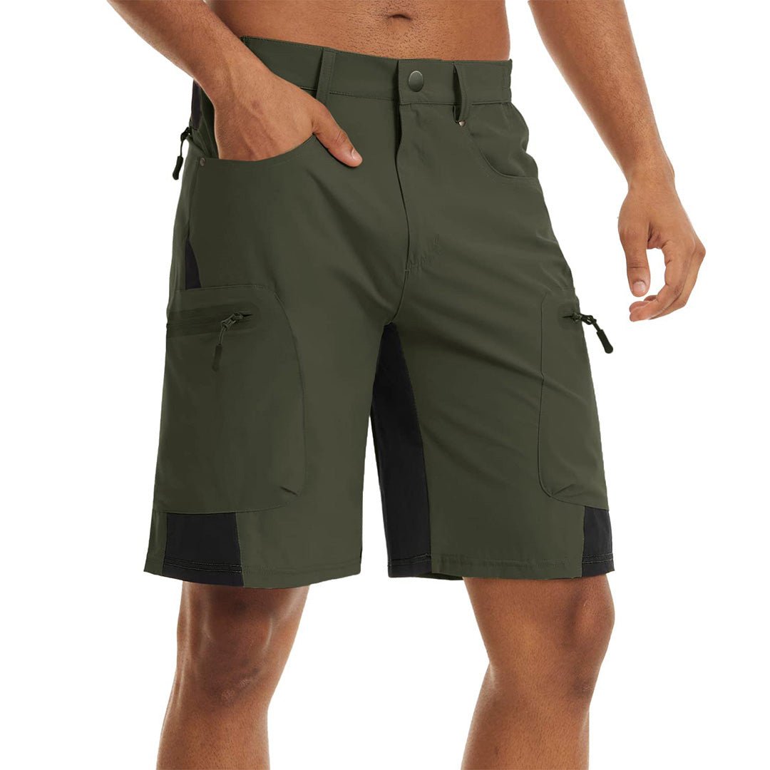 Men's Quick Dry Multi Pockets Hiking Cargo Shorts