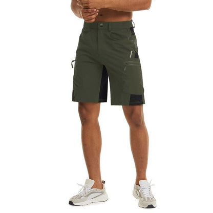 Men's Quick Dry Multi Pockets Hiking Cargo Shorts