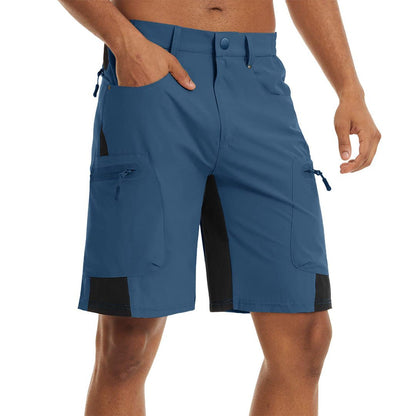 Men's Quick Dry Multi Pockets Hiking Cargo Shorts