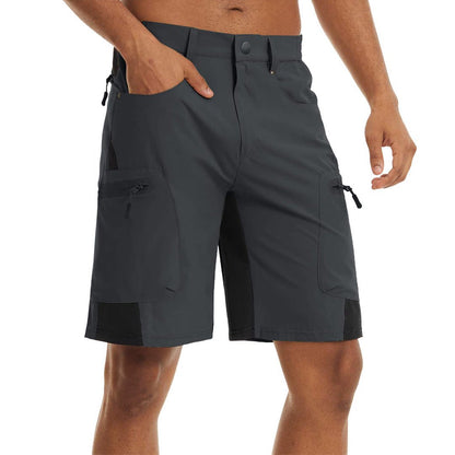 Men's Quick Dry Multi Pockets Hiking Cargo Shorts