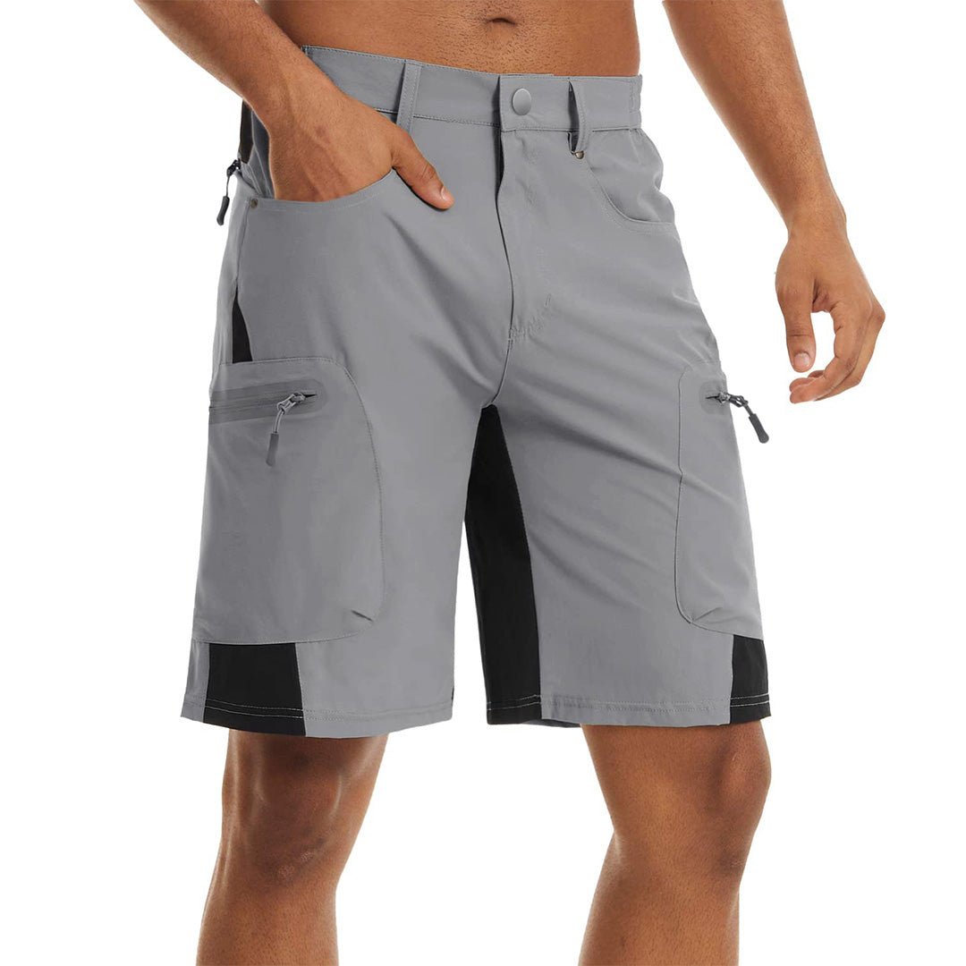 Men's Quick Dry Multi Pockets Hiking Cargo Shorts