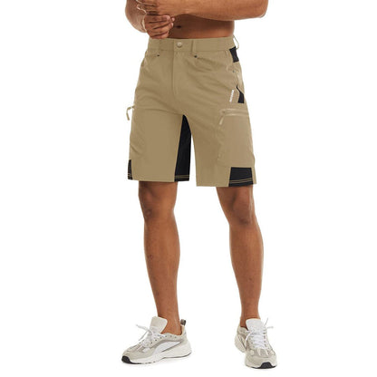 Men's Quick Dry Multi Pockets Hiking Cargo Shorts