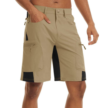 Men's Quick Dry Multi Pockets Hiking Cargo Shorts