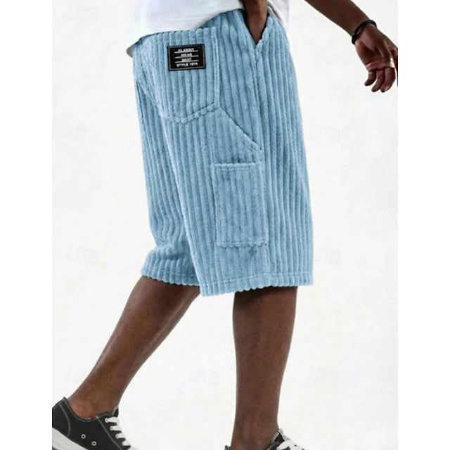 Corduroy Collection: Men's Casual Shirt, Trousers & Shorts – Classic Style for Daily & Outdoor