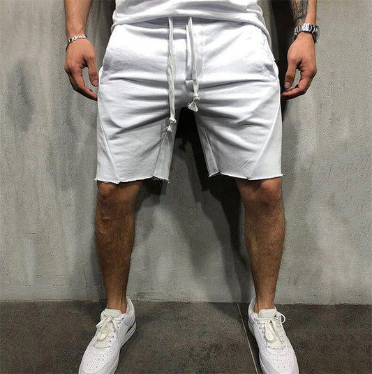 Crestsport™ Loose Plain Elastic Waist Shorts
