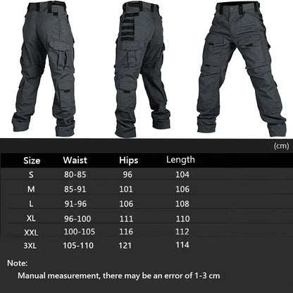 Men's Multi-Pocket Outdoor Military Combat Cargo Pants