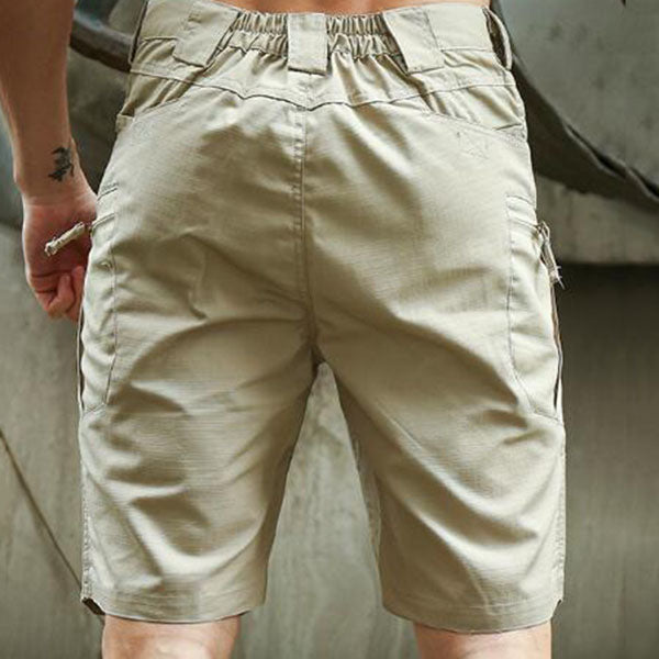 Outdoor Plaid Fabric Men's Shorts