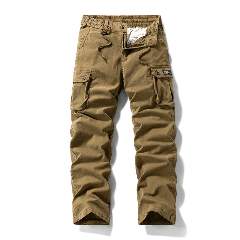👖 50% OFF NOW! 🛠️ Men's Cotton Cargo Tactical Pants – Multi-Pocket, Reinforced Construction & Adjustable Waist 🔧