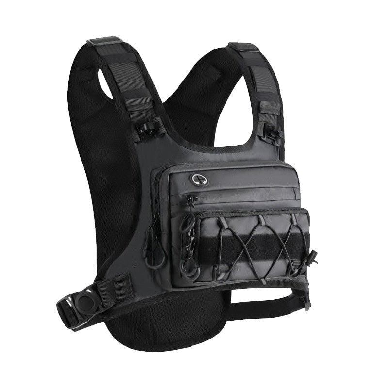 🔥50% OFF🔥Front & Back Cycling Vest Pack for Men – Hydration Ready, 3L Storage, Breathable Mesh 🏃