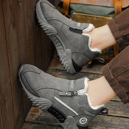 Men's Warm Fleece-Lined Winter Ankle Boots