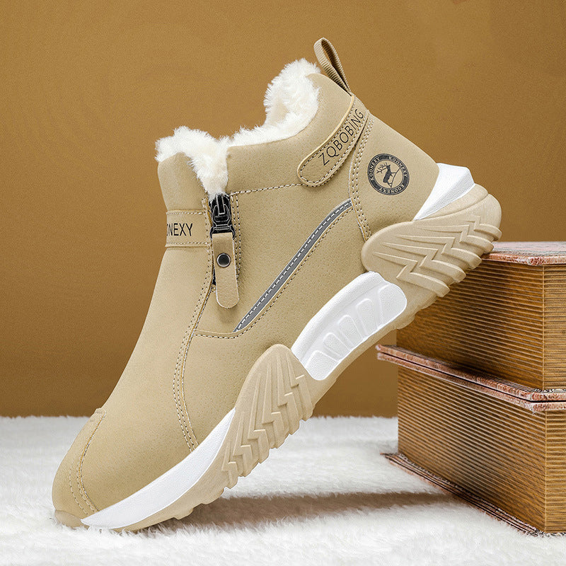 Men's Warm Fleece-Lined Winter Ankle Boots