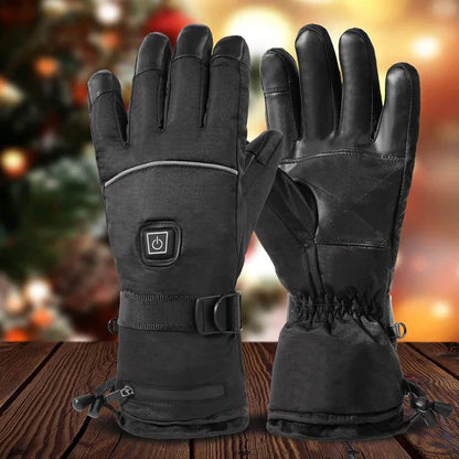 Crestsport™ Leather Rechargeable Heated Gloves